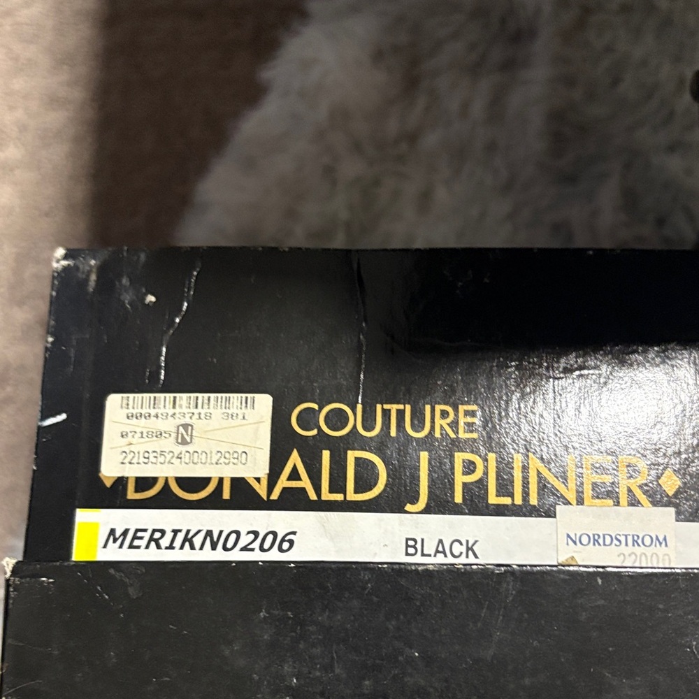 Donald J Pliner Black Couture Footwear
